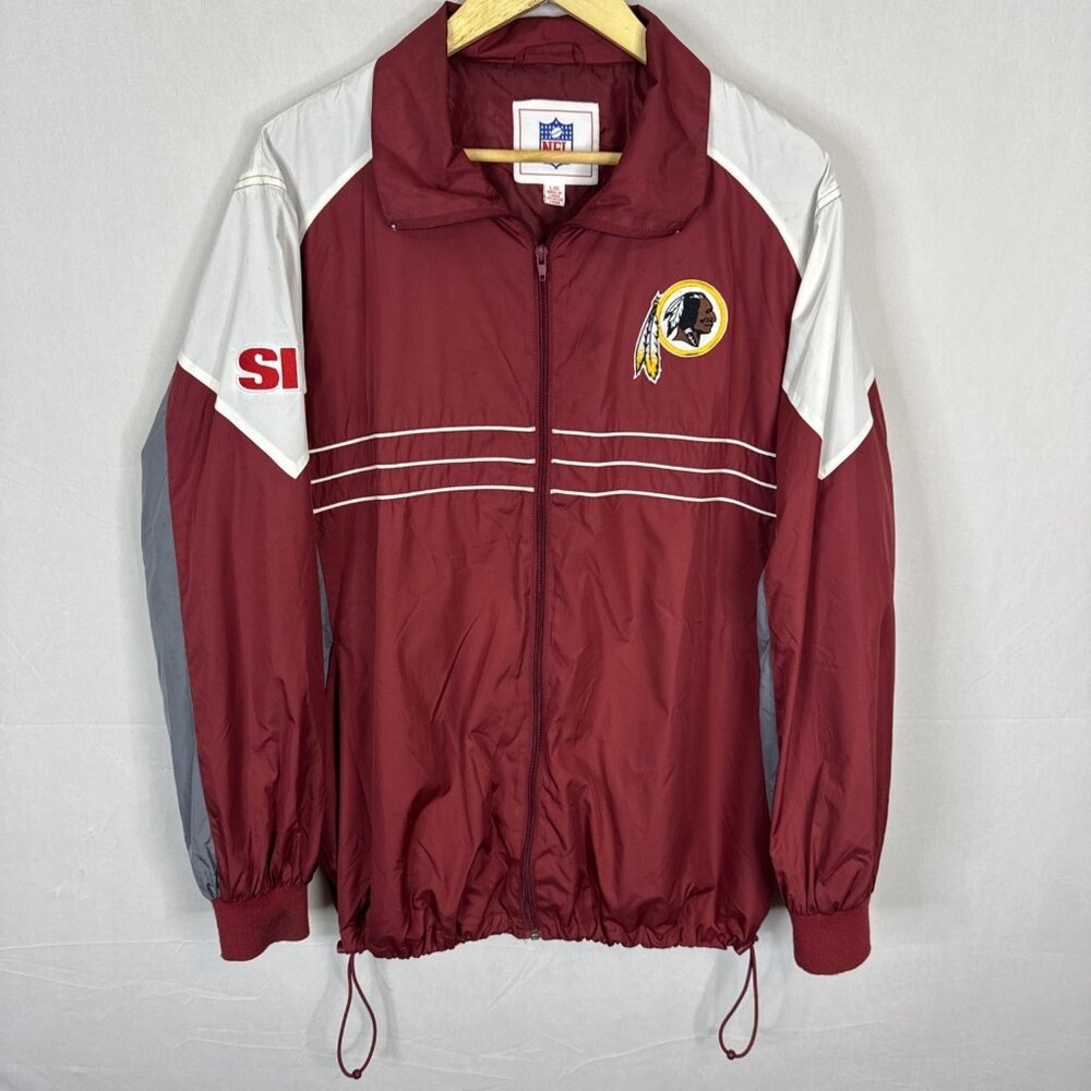 Vintage 90s NFL Washington Redskins Sports Illustrated Windbreaker Jacket Men L